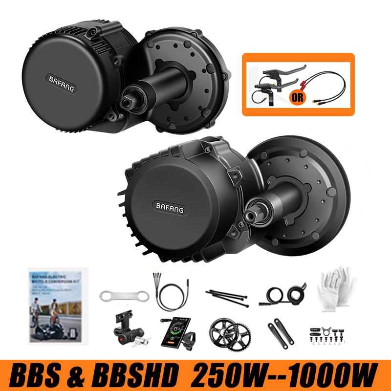Mid Drive Conversion Kit 1000W - Bafang 36V 48V E-Bike Motor 250W